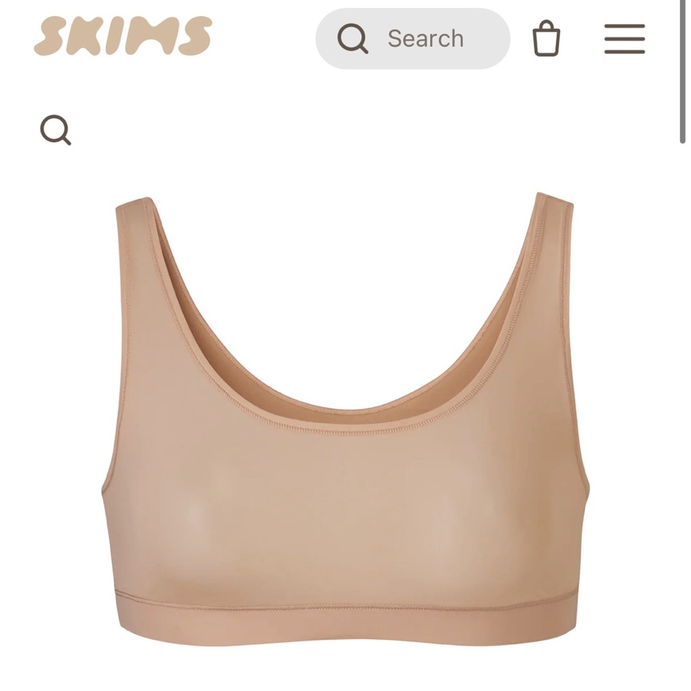 SKIMS Jelly Sheer Scoop Neck Bralette